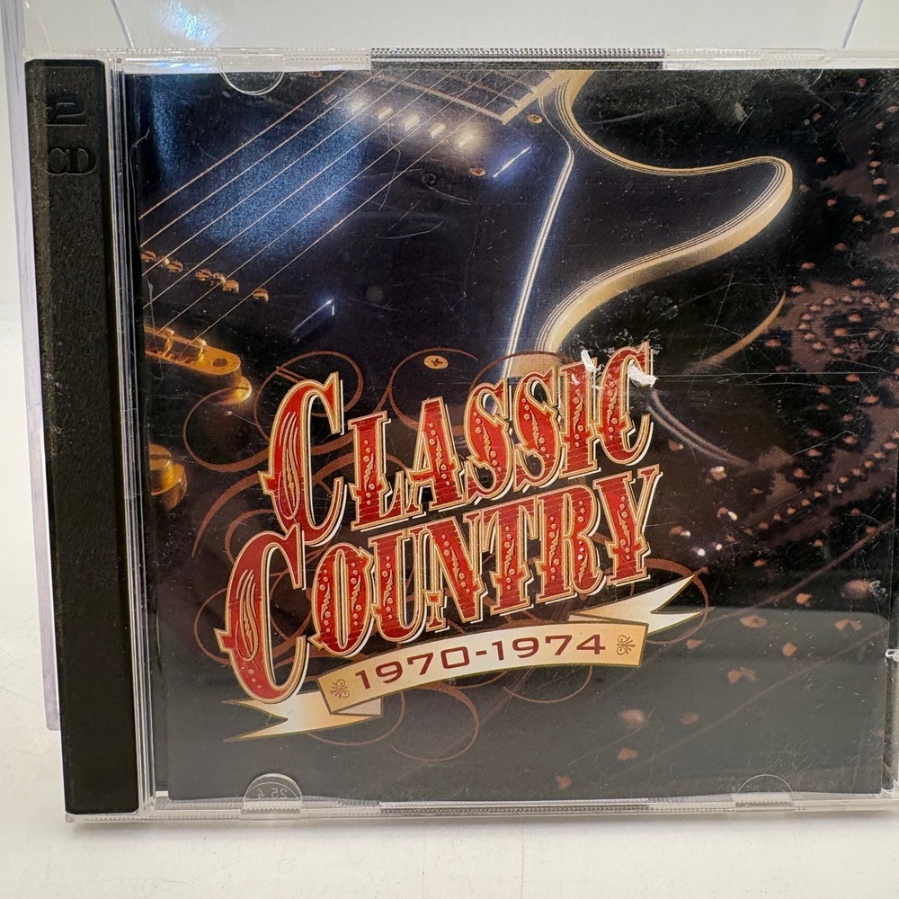 Classic Country 1970-1974 Time Life 2 CD Set Sony Music Compilation R808-04
